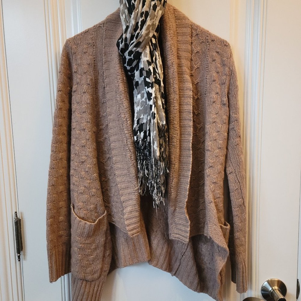 Talula Open Front Shawl Collar Cardigan